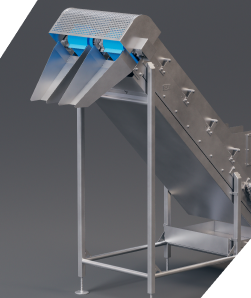 The left side of a Dual Belt Conveyor.