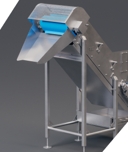 Positive Drive Conveyor form the left.