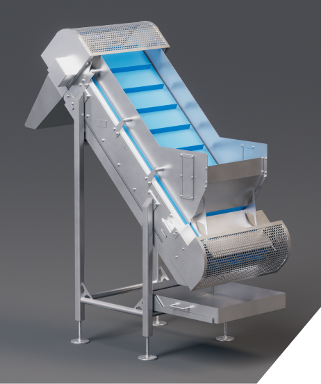 A Positive Drive Conveyor from the right.