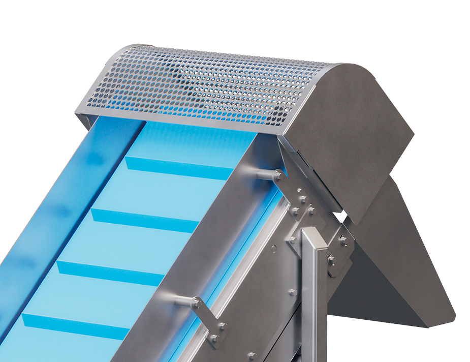 The top of a Positive Drive Conveyor.