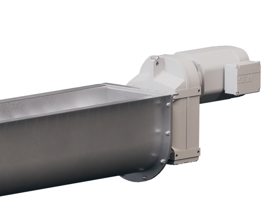 A close-up image of a Screw Conveyor.