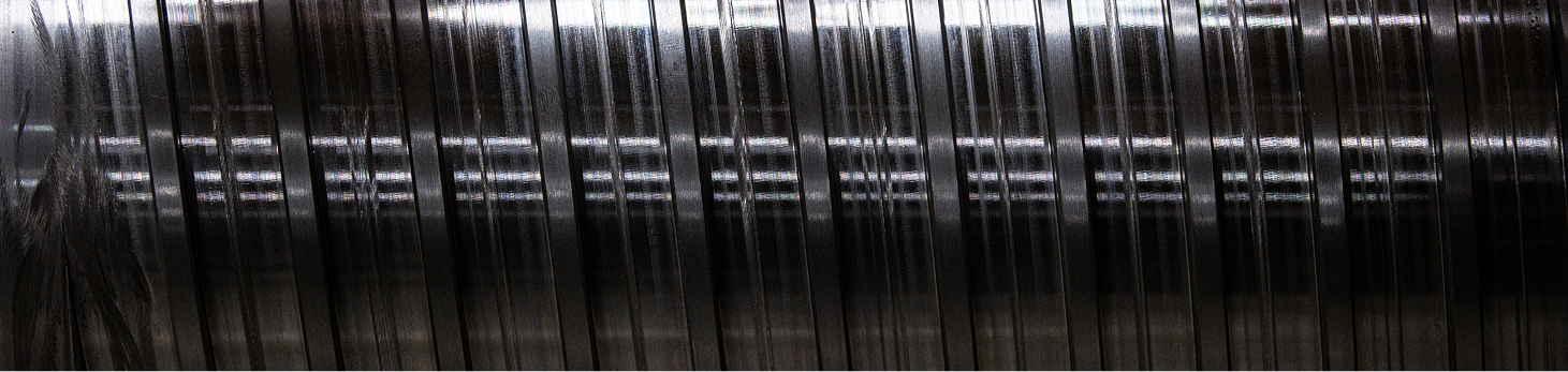 A close-up of snack machinery.