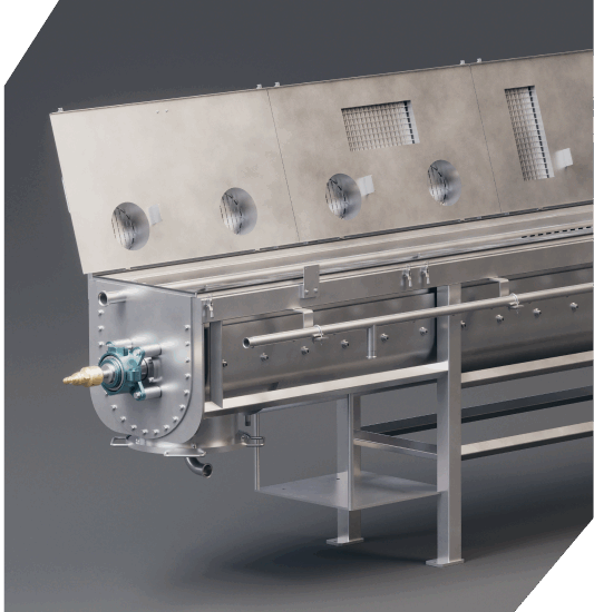 An F.N. Smith Processing solution from the left hand side.