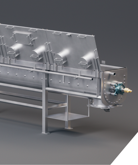 Ribbon Mixers from the right side.