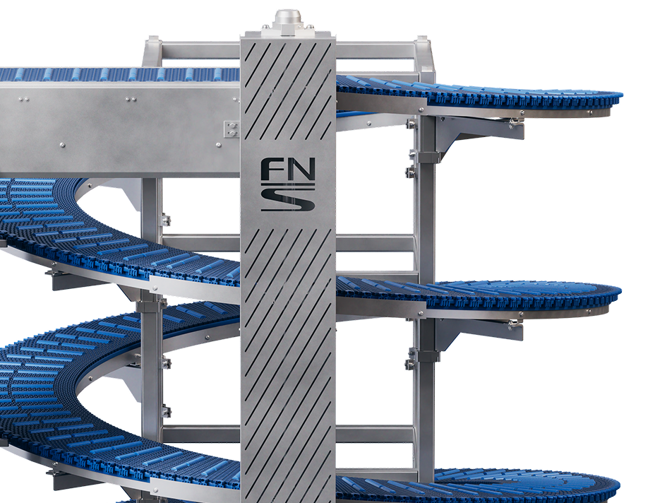 A Spiral Conveyor supplied by F.N. Smith.