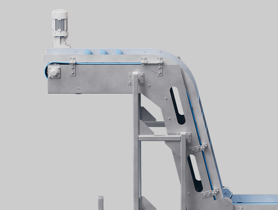 Flighted Z Conveyor solutions supplied from F.N. Smith.