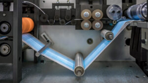 Conveyor machinery in action